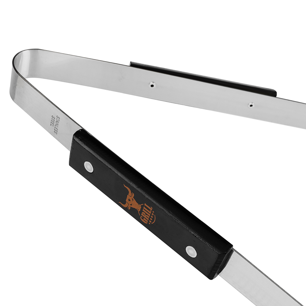 Щипцы для барбекю тм GRILLBOOM, 38х5x8см, арт.№ 101-001