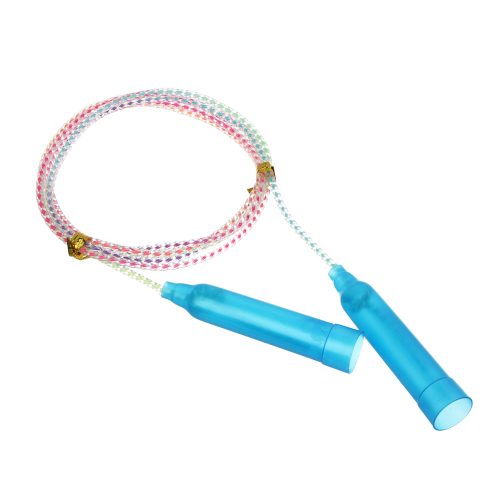 Скакалка радужная тм BY SPORT, 2,3м, d4,3мм, пластик, ПВХ, 3 цвета, арт.№ 190-029