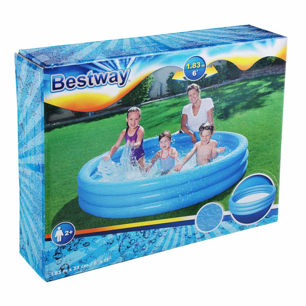 BESTWAY Бассейн надувной Play Pool, PVC, 183х33см, 51027, арт.№ 013-008