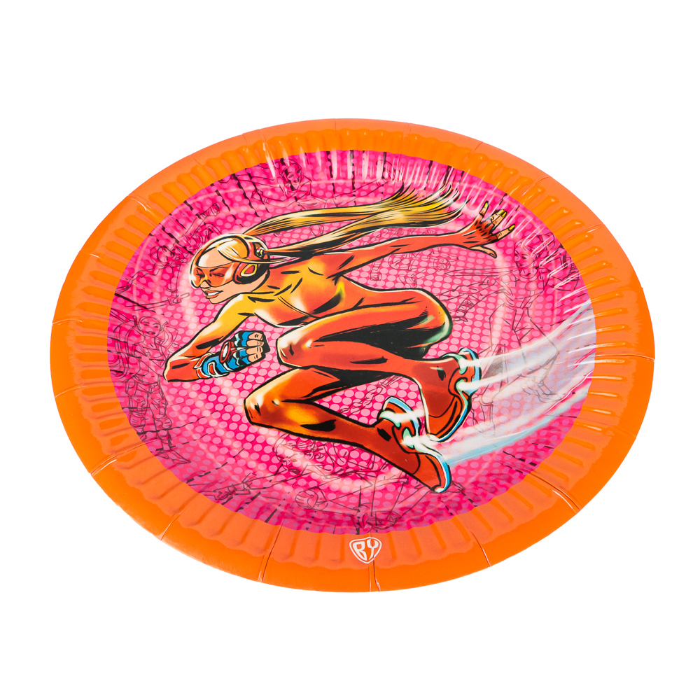 BY Супергерои вселенной Набор бумажных тарелок 6шт, d18см, арт.№ 530-255