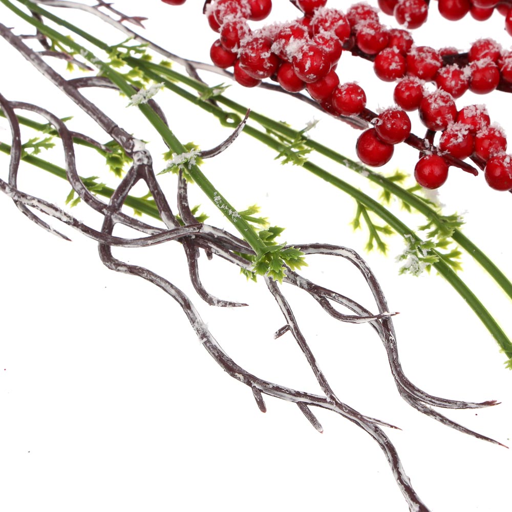 СНОУ БУМ Ветка 74 см, металл, пластик, арт.№ 353-512