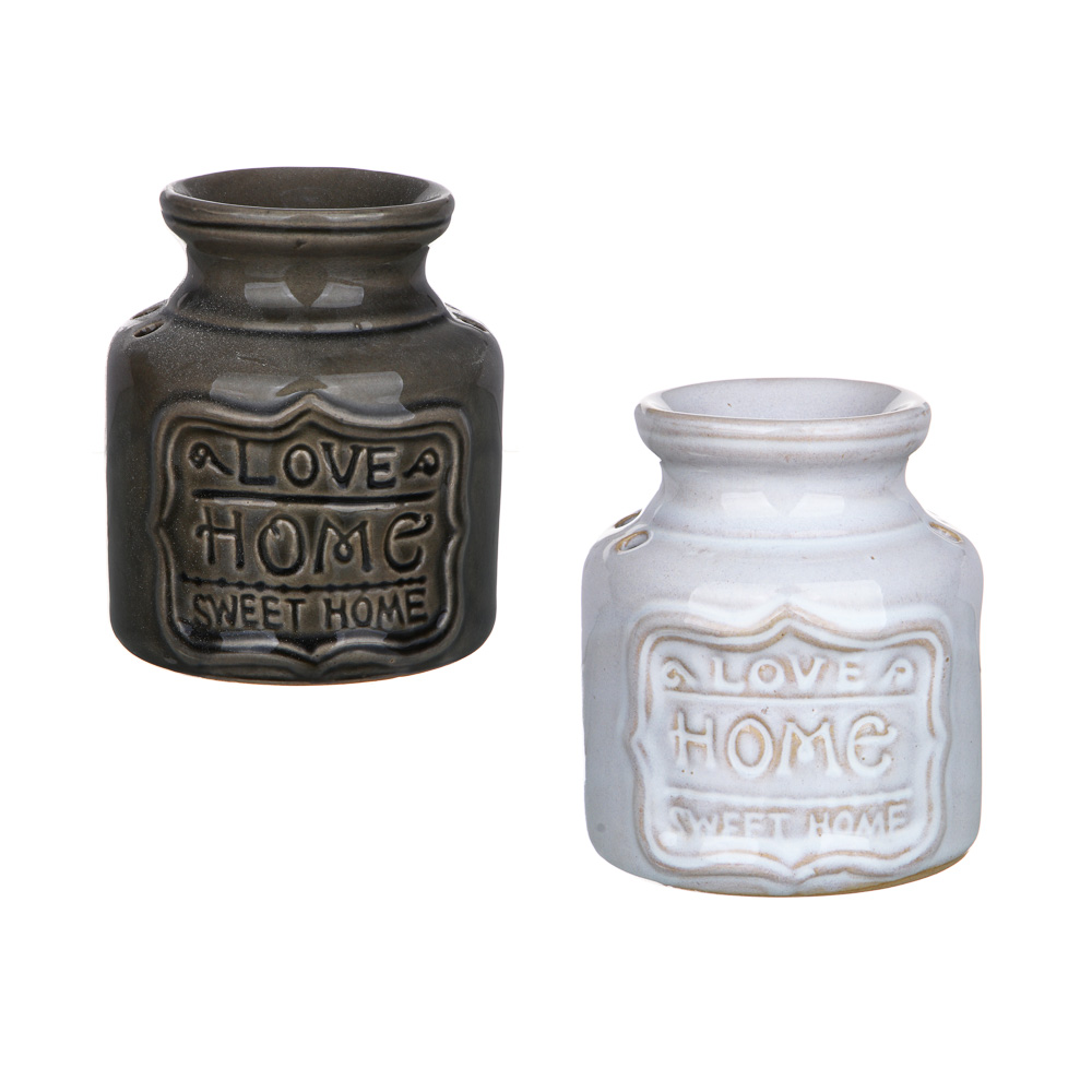 Аромалампа керамическая, 10,5x9x9 см, 2 цвета, арт.№ 471-021