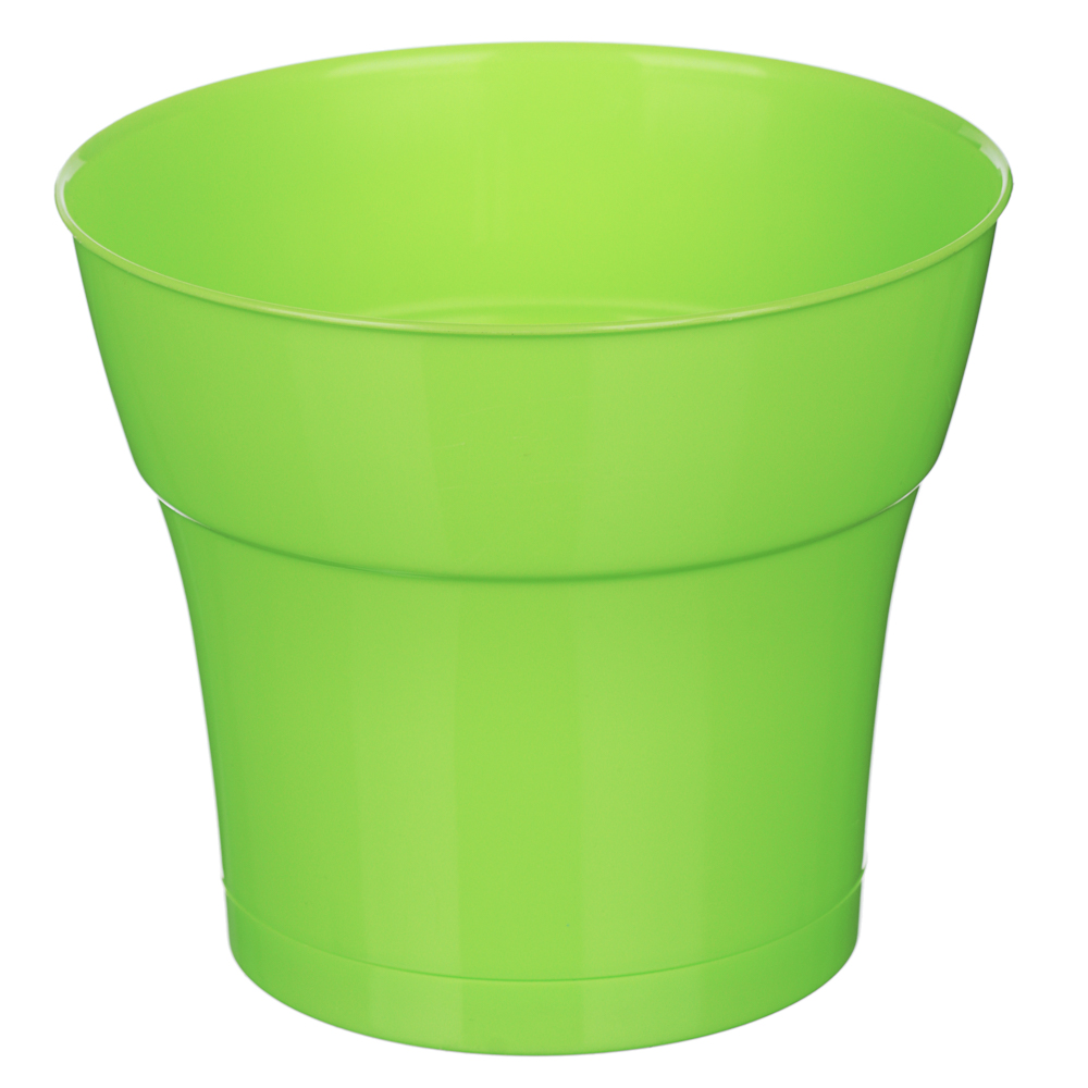 Кашпо Тоскана с поддоном 1,45л, пластик, 6 цветов, арт.№ 164-242