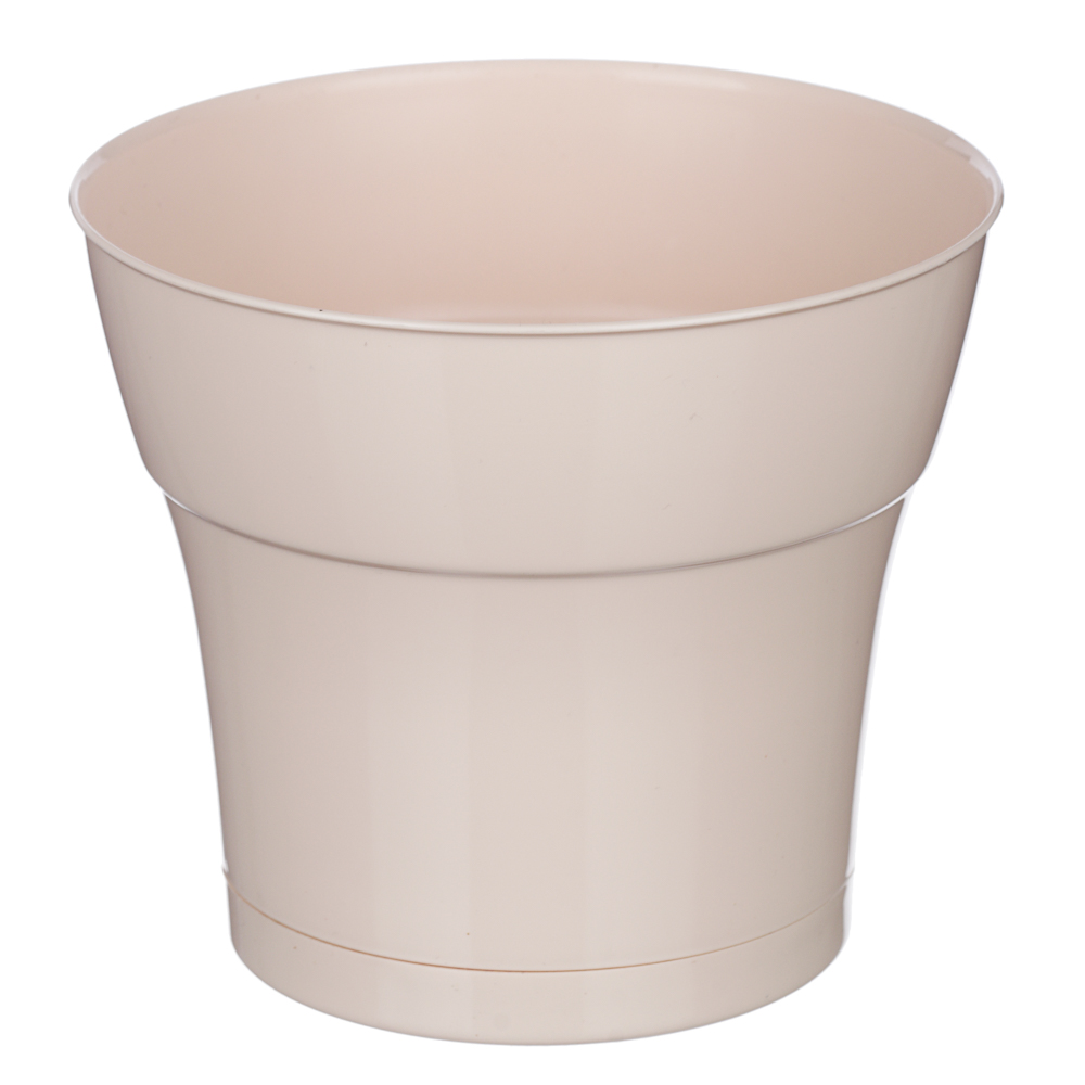 Кашпо Тоскана с поддоном 1,45л, пластик, 6 цветов, арт.№ 164-242