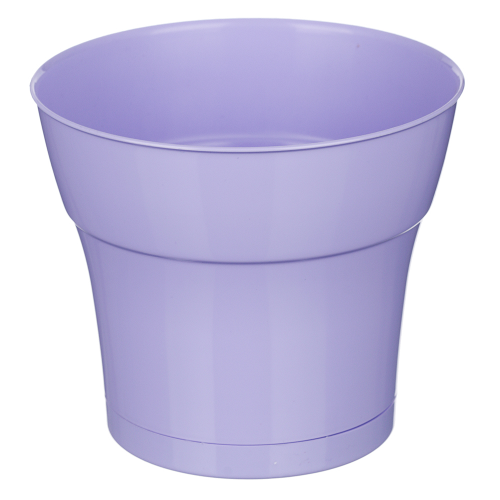 Кашпо Тоскана с поддоном 1,45л, пластик, 6 цветов, арт.№ 164-242