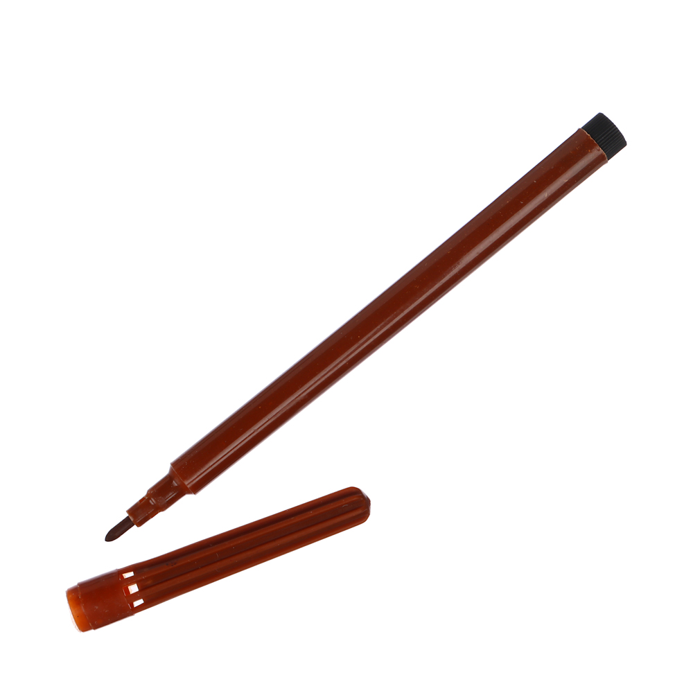 ClipStudio Фломастеры 6 цветов с цветным колпачком, пластик, в ПВХ пенале, арт.№ 256-231