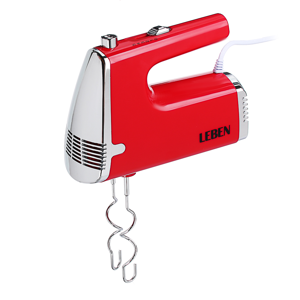 LEBEN Миксер электрический 200 Вт, 5 скоростей, бордо, арт.№ 269-061
