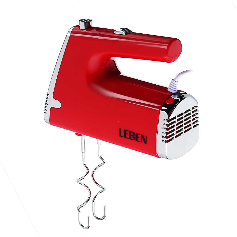 LEBEN Миксер электрический 200 Вт, 5 скоростей, бордо, арт.№ 269-061