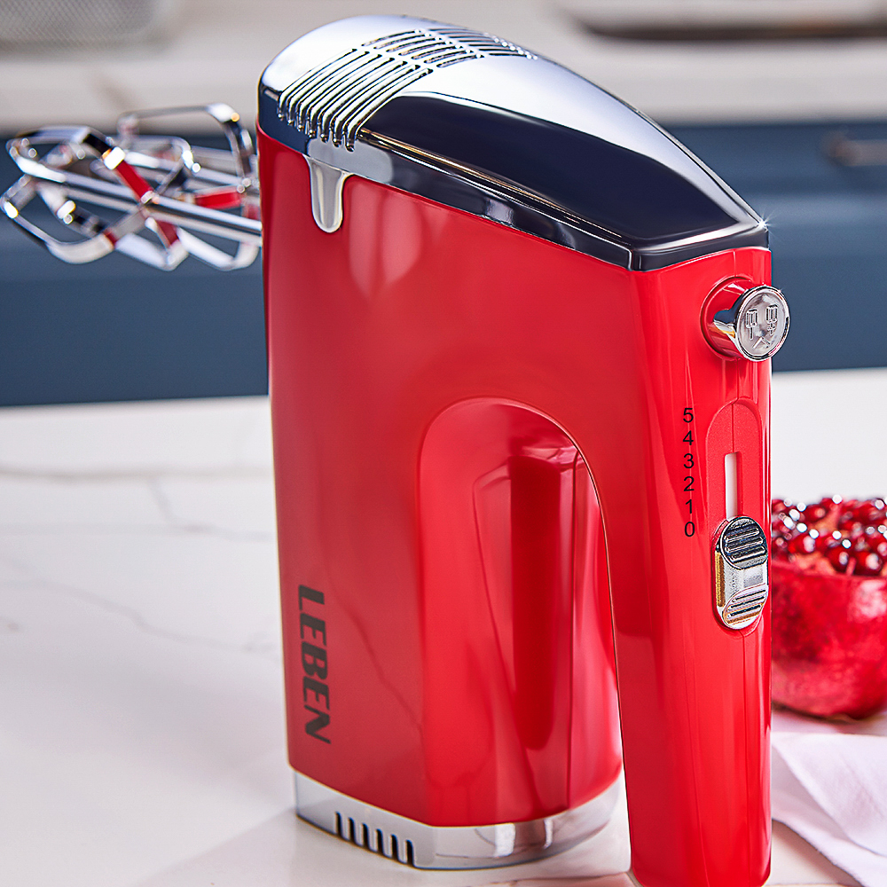 LEBEN Миксер электрический 200 Вт, 5 скоростей, бордо, арт.№ 269-061