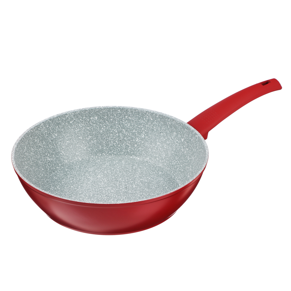 SATOSHI Верден Сотейник литой d=26см, антипригарное покрытие мрамор, индукция, арт.№ 846-464