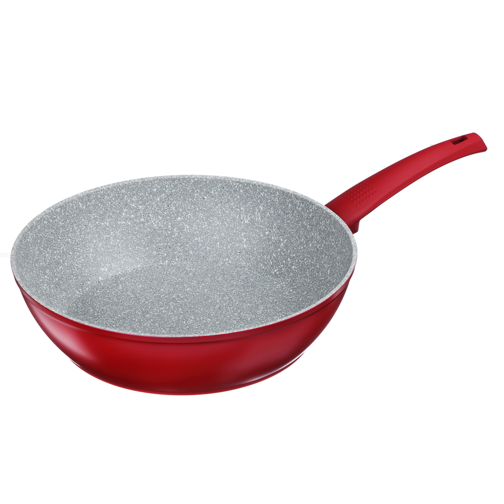 SATOSHI Верден Сотейник литой d=28см, антипригарное покрытие мрамор, индукция, арт.№ 846-465