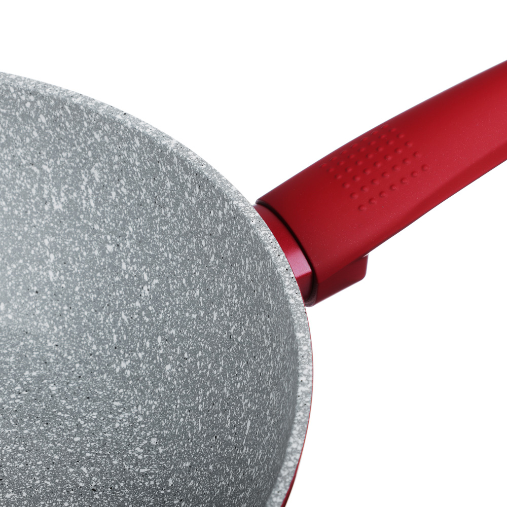 SATOSHI Верден Сотейник литой d=28см, антипригарное покрытие мрамор, индукция, арт.№ 846-465