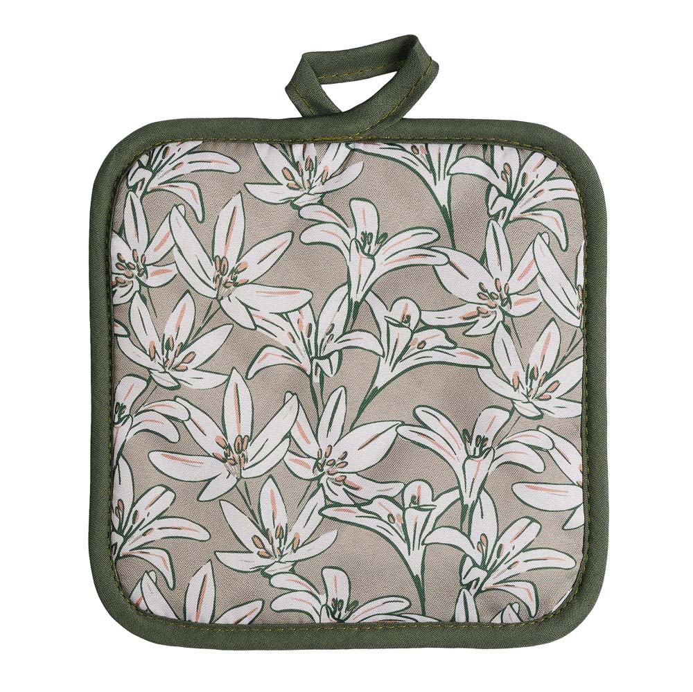 PROVANCE Эвкалипт Прихватка, 100% полиэстер, 17х17см, зелёный, арт.№ 493-004