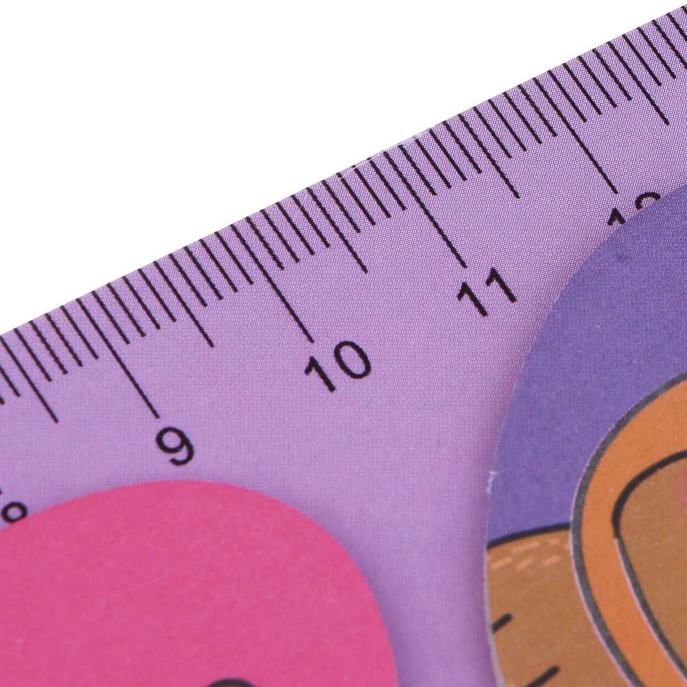 Закладки с клеевым краем фигурные, линейка 15см, 6,7х21,7см, 15 листов, 2 дизайна, Капибара, арт.№ 533-049