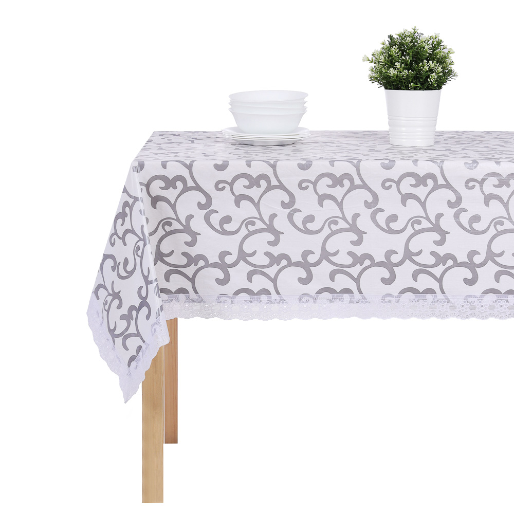 PROVANCE Скатерть ПВХ 140х230см "Настроение" с ажурной каймой, 6 дизайнов, арт.№ 479-280