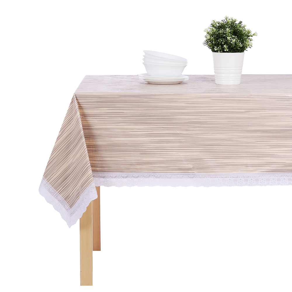 PROVANCE Скатерть ПВХ 140х230см "Настроение" с ажурной каймой, 6 дизайнов, арт.№ 479-280