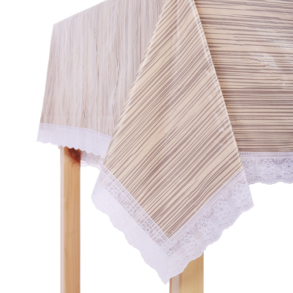 PROVANCE Скатерть ПВХ 140х230см "Настроение" с ажурной каймой, 6 дизайнов, арт.№ 479-280