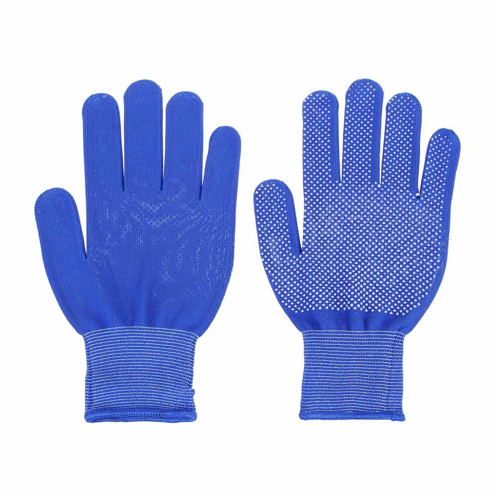 INBLOOM Перчатки садовые нейлоновые, ПВХ-точки, р9, 23см, 23г, арт.№ 180-005