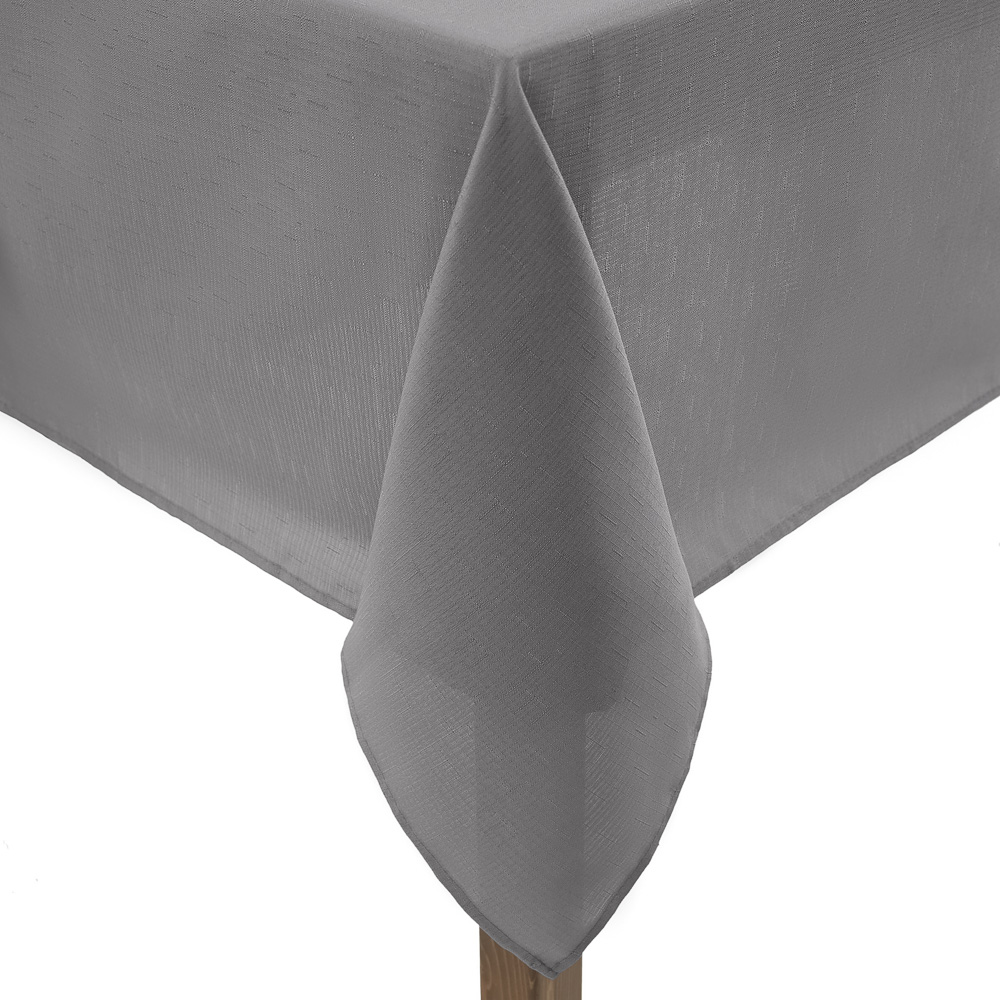 PROVANCE Бейкери Скатерть текстильная 110х140см лён с водоотталкивающей пропиткой, 100% пэ, серый, арт.№ 435-120