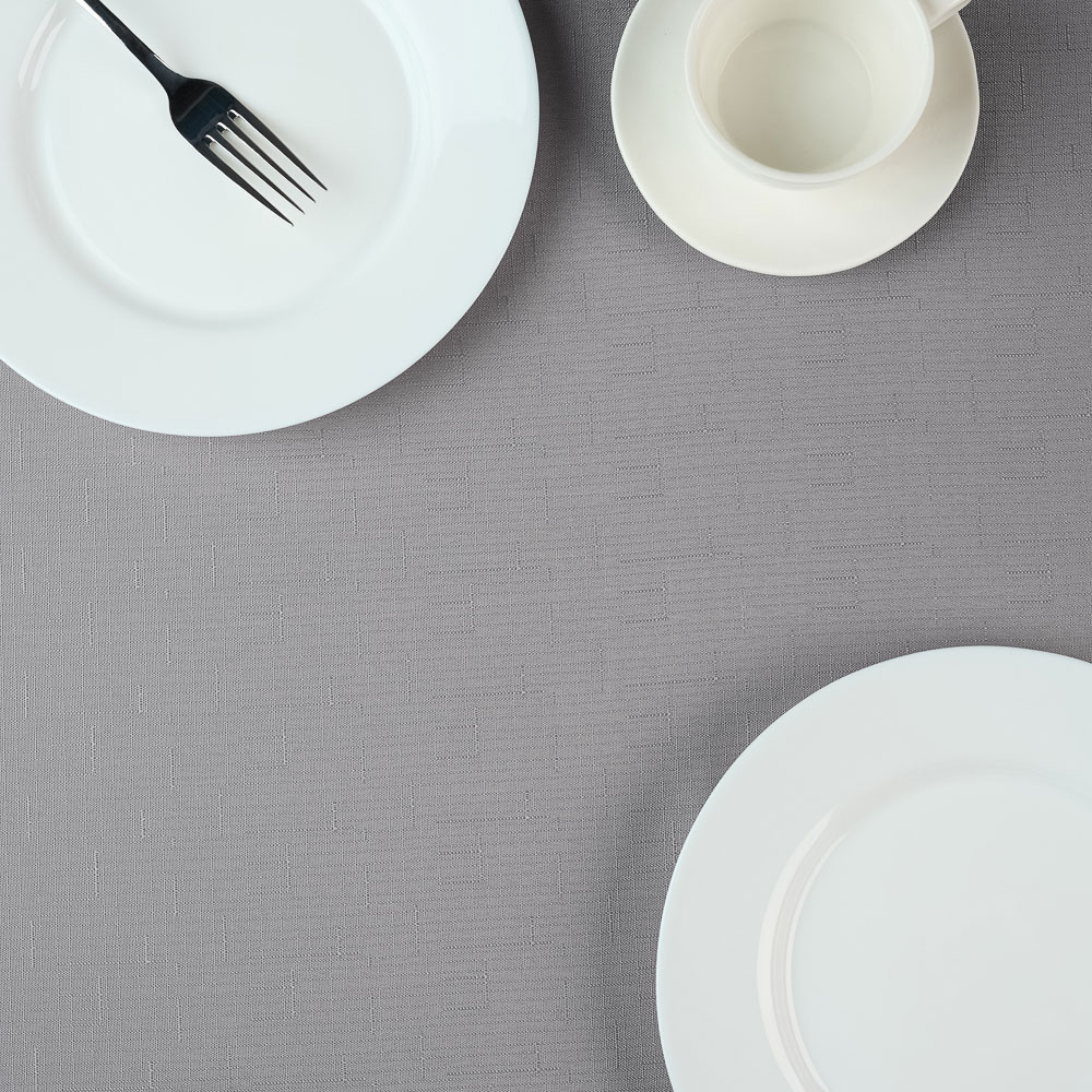 PROVANCE Бейкери Скатерть текстильная 110х140см лён с водоотталкивающей пропиткой, 100% пэ, серый, арт.№ 435-120