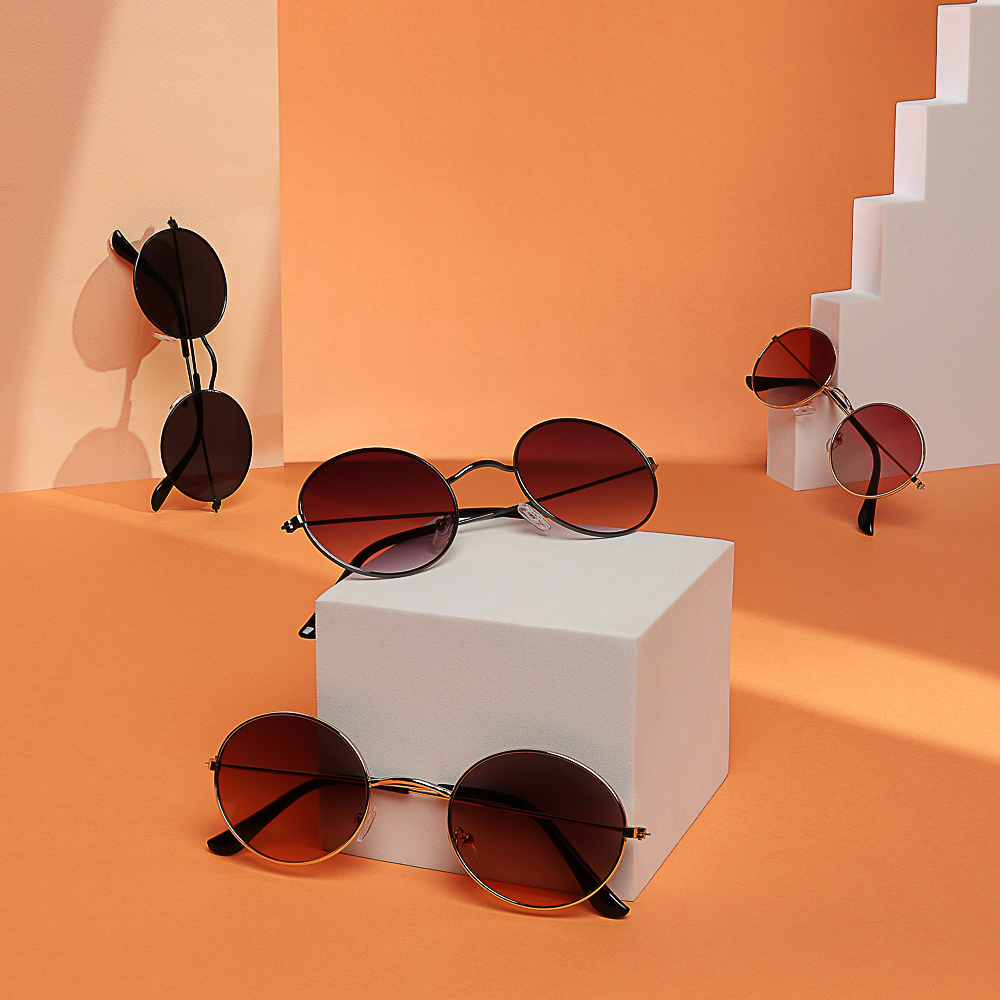 GALANTE Очки солнцезащитные, пластик, металл, 135x43мм, 4 цвета, арт.№ 304-019