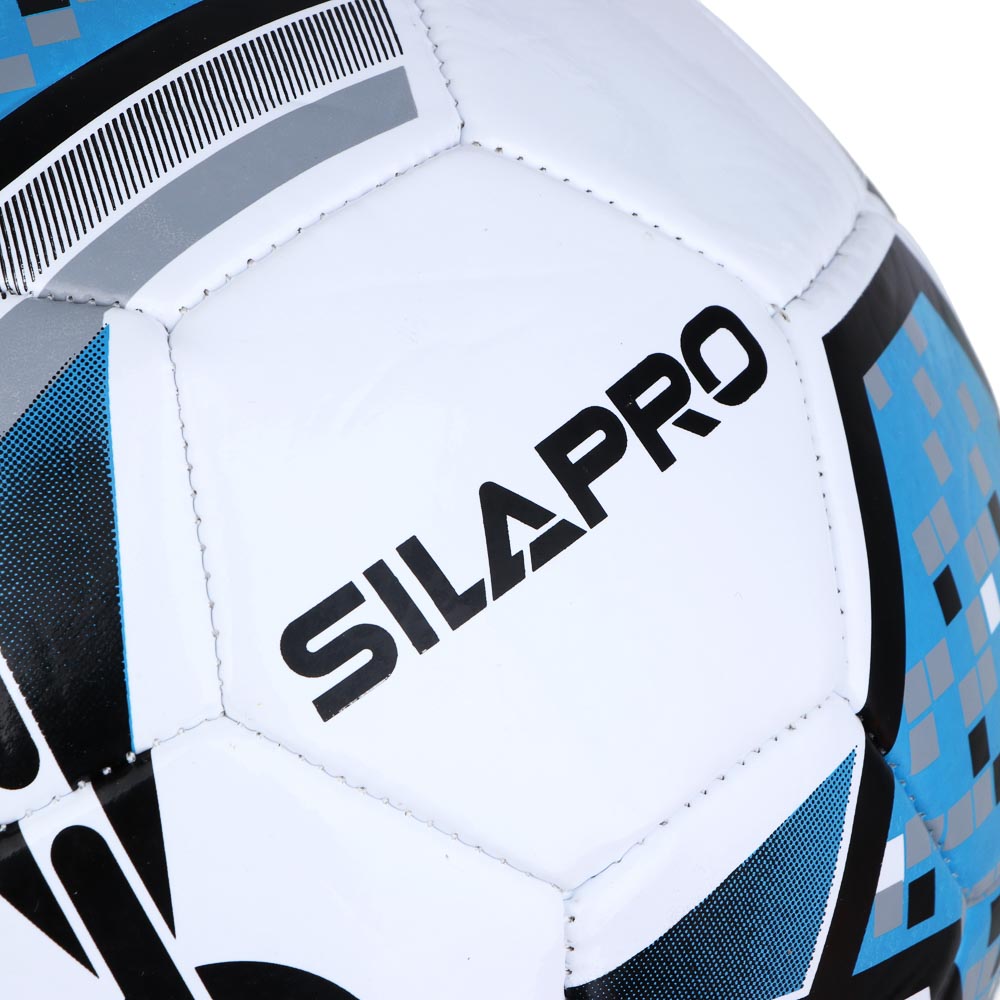 SILAPRO Мяч футбольный 22см, 5 р-р, 2сл, PVC 2.5мм, 340г (+-10%), арт.№ 133-002