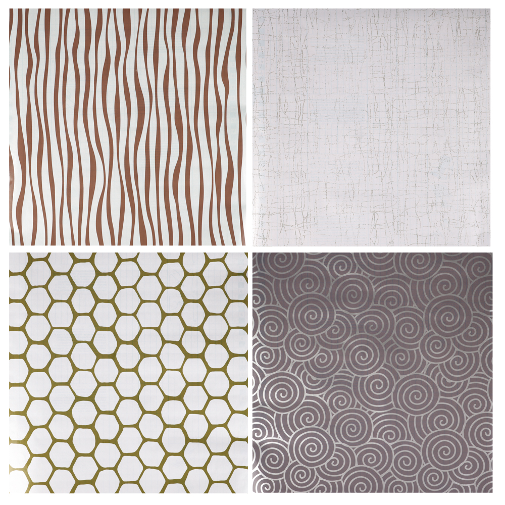 VETTA Пленка самоклеящаяся, 45см х 8м, ПП, 4 дизайна, арт.№ 416-229