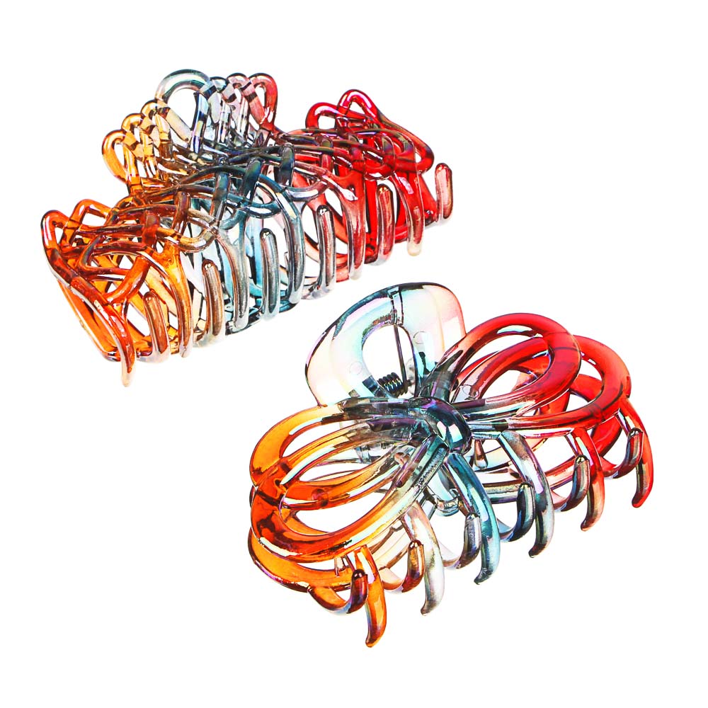 BERIOTTI Краб для волос, пластик, 8,5см, 2 дизайна, арт.№ 324-151