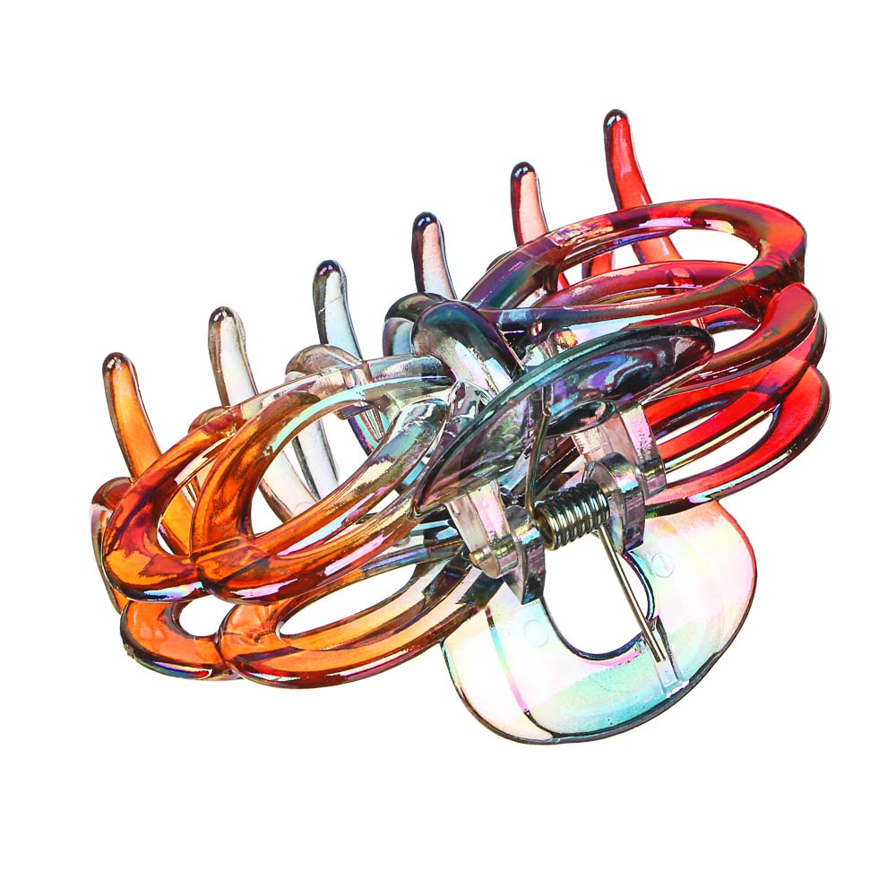 BERIOTTI Краб для волос, пластик, 8,5см, 2 дизайна, арт.№ 324-151