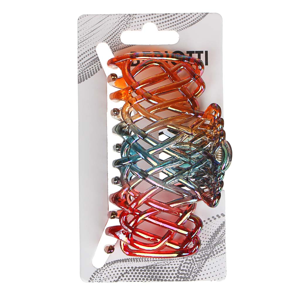 BERIOTTI Краб для волос, пластик, 8,5см, 2 дизайна, арт.№ 324-151