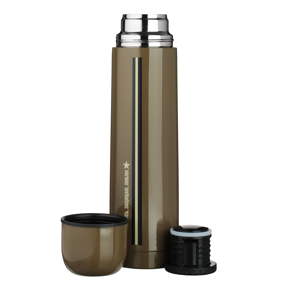 VETTA Термос металлический "С 23 февраля!" 1,00л Bullet, 5 дизайнов, арт.№ 841-642