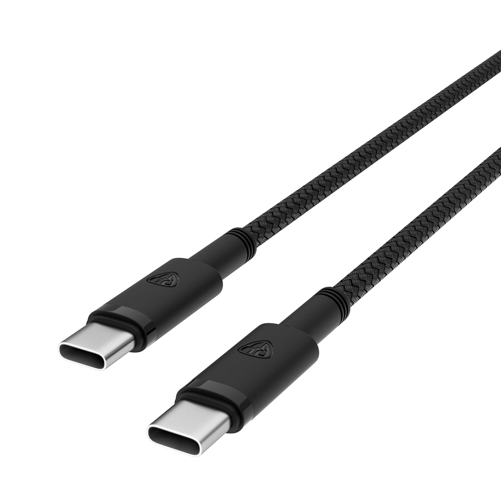 Кабель для зарядки Type C-Type C BY Storm, 1м, 5А, Быстрая зарядка QC 3.0, PD 65Вт, черный, арт.№ 931-322