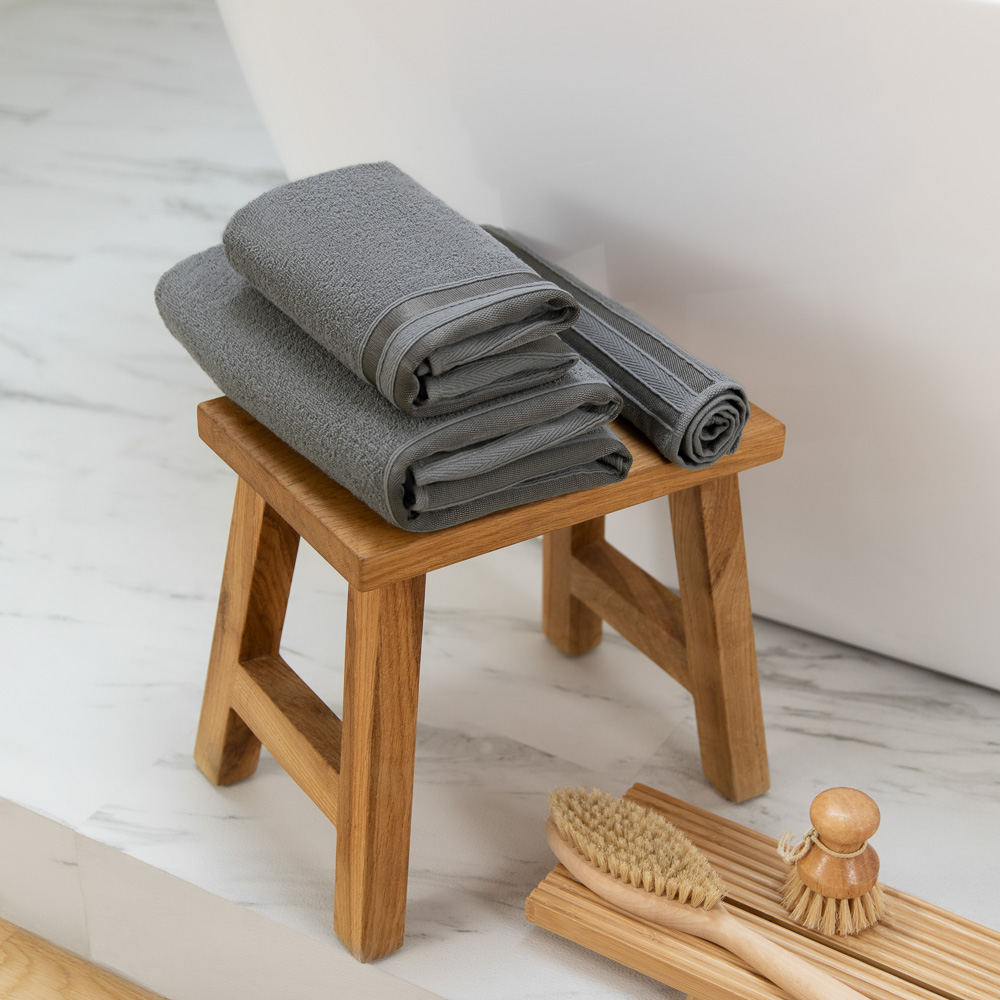 PROVANCE Фрэя Комплект полотенец махровых, 100% хлопок, 30х50, 50х90, 70х130, 360г/м, серый, арт.№ 484-183