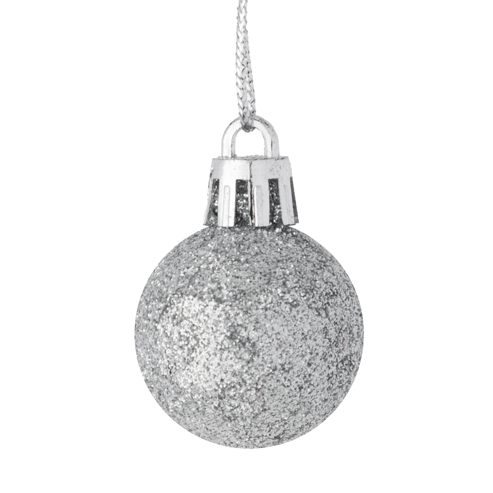 СНОУ БУМ Набор шаров 3 см, 18 шт, серебро, 26-124, арт.№ 372-699