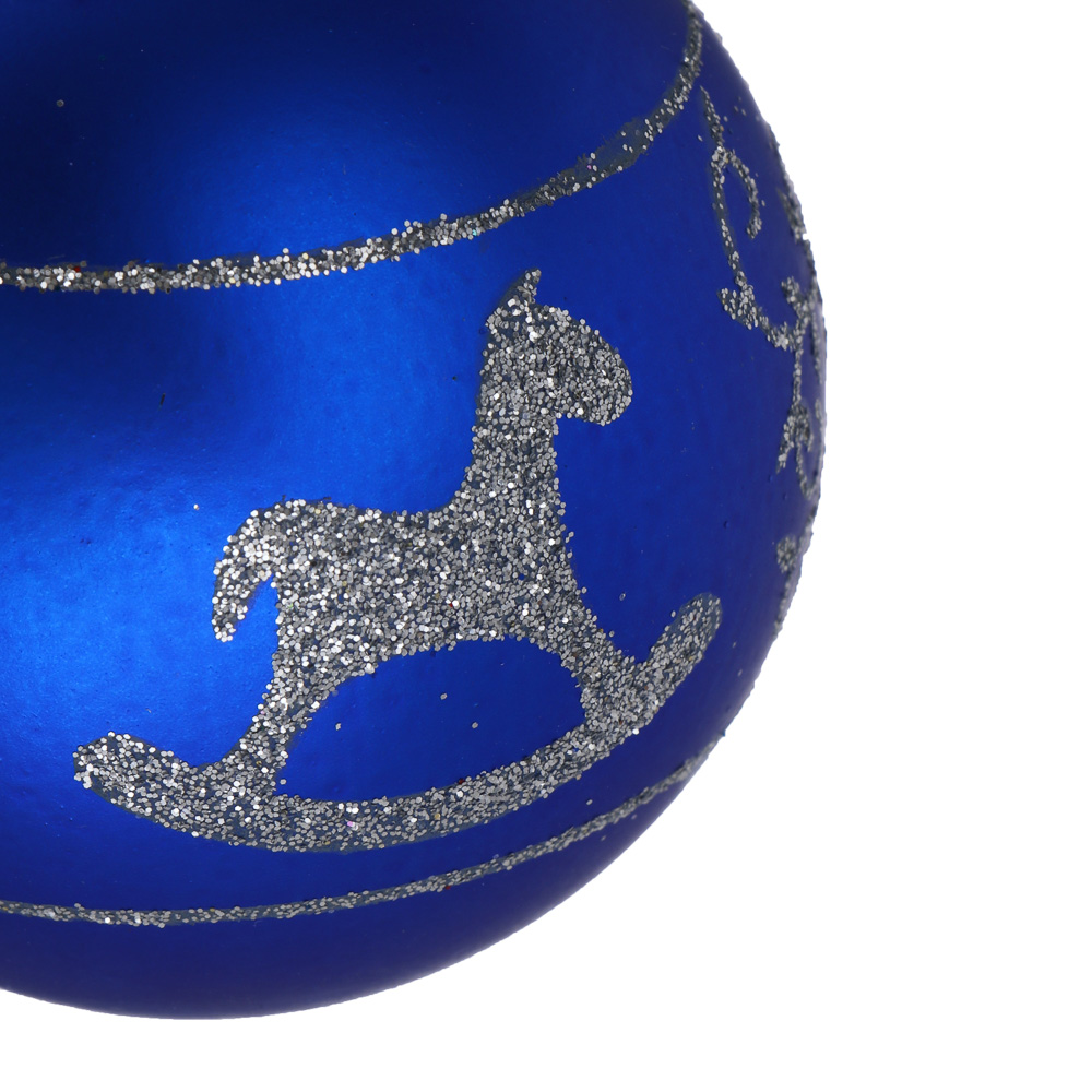 СНОУ БУМ Набор шаров 6 см, 18 шт, пластик, глиттер, 26-127, арт.№ 309-066