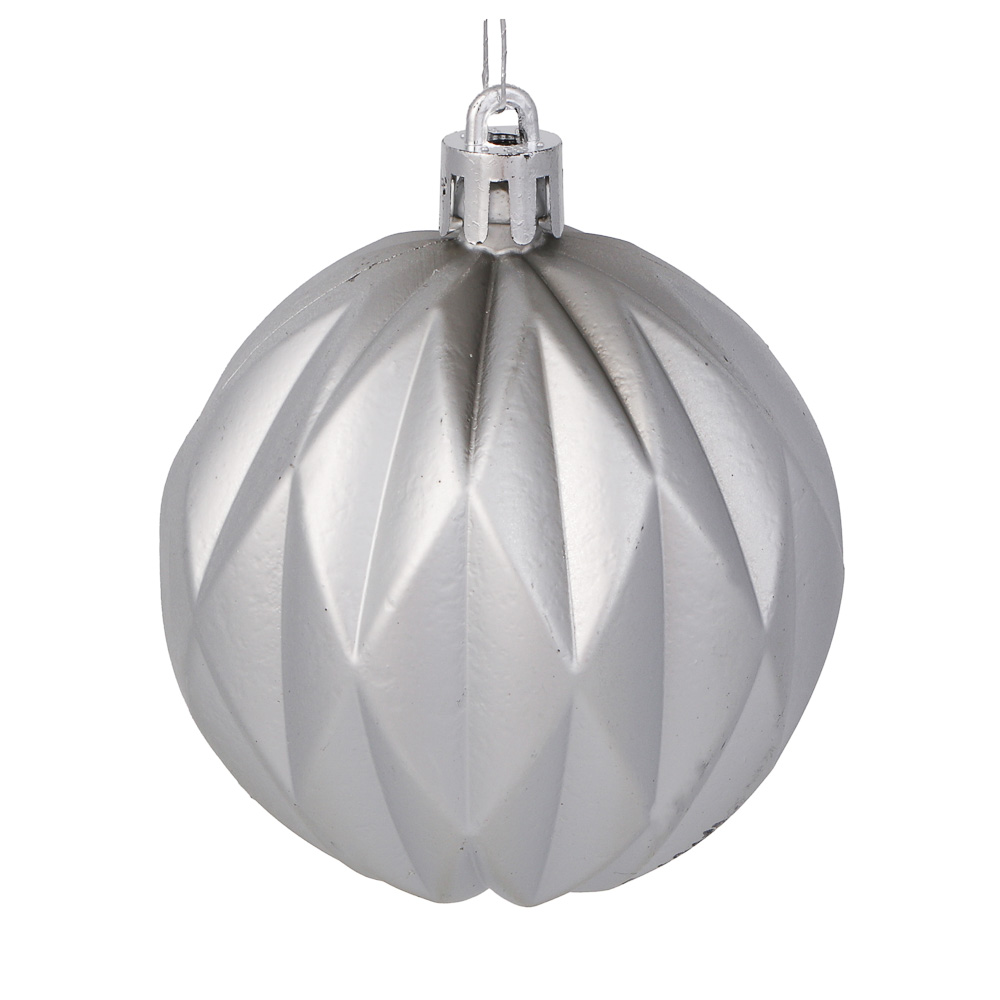 СНОУ БУМ Набор шаров 6 см, 6 шт, серебро, 26-128, арт.№ 373-558