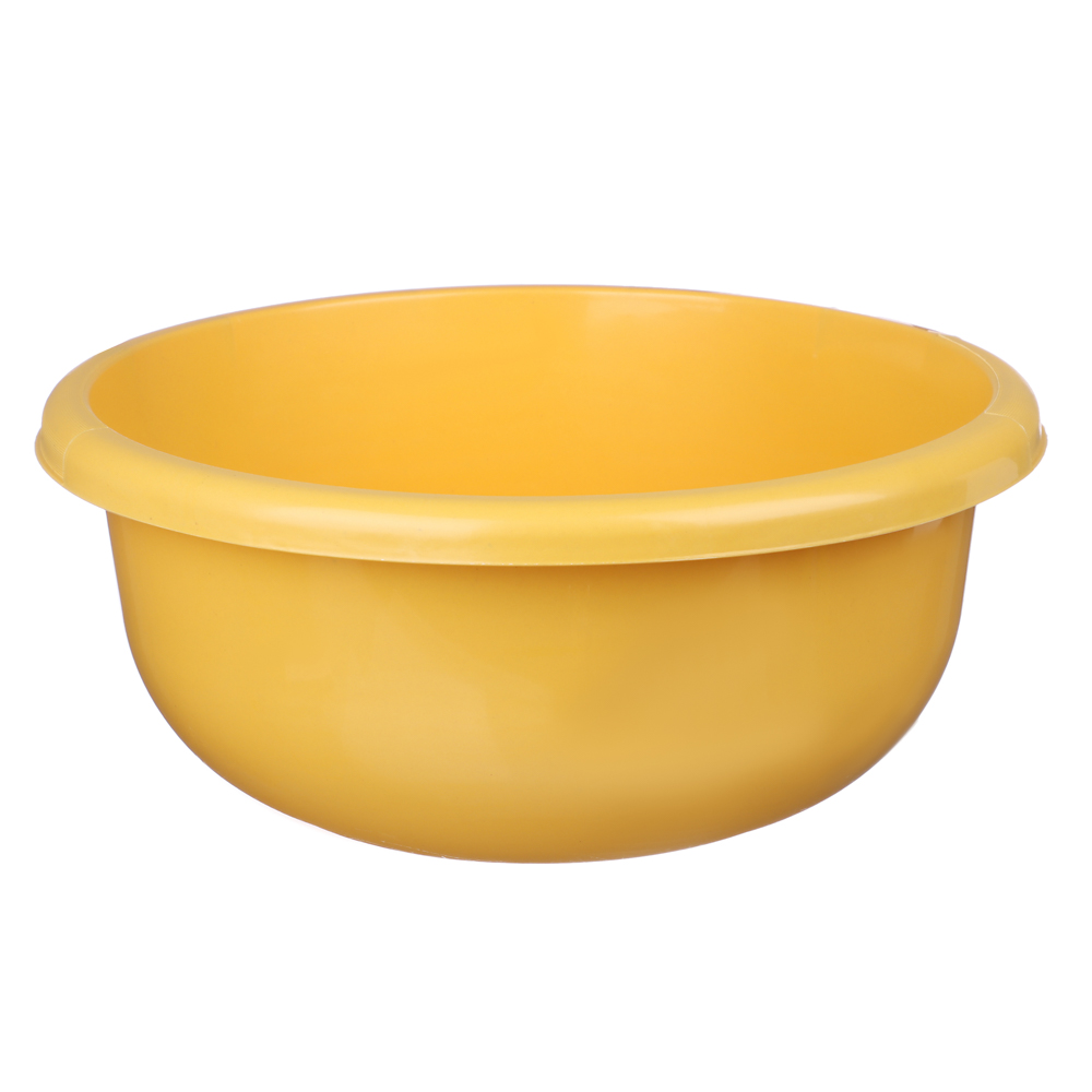 Таз пластмассовый круглый 6,5 л цветной, ПБ, арт.№ 406-108