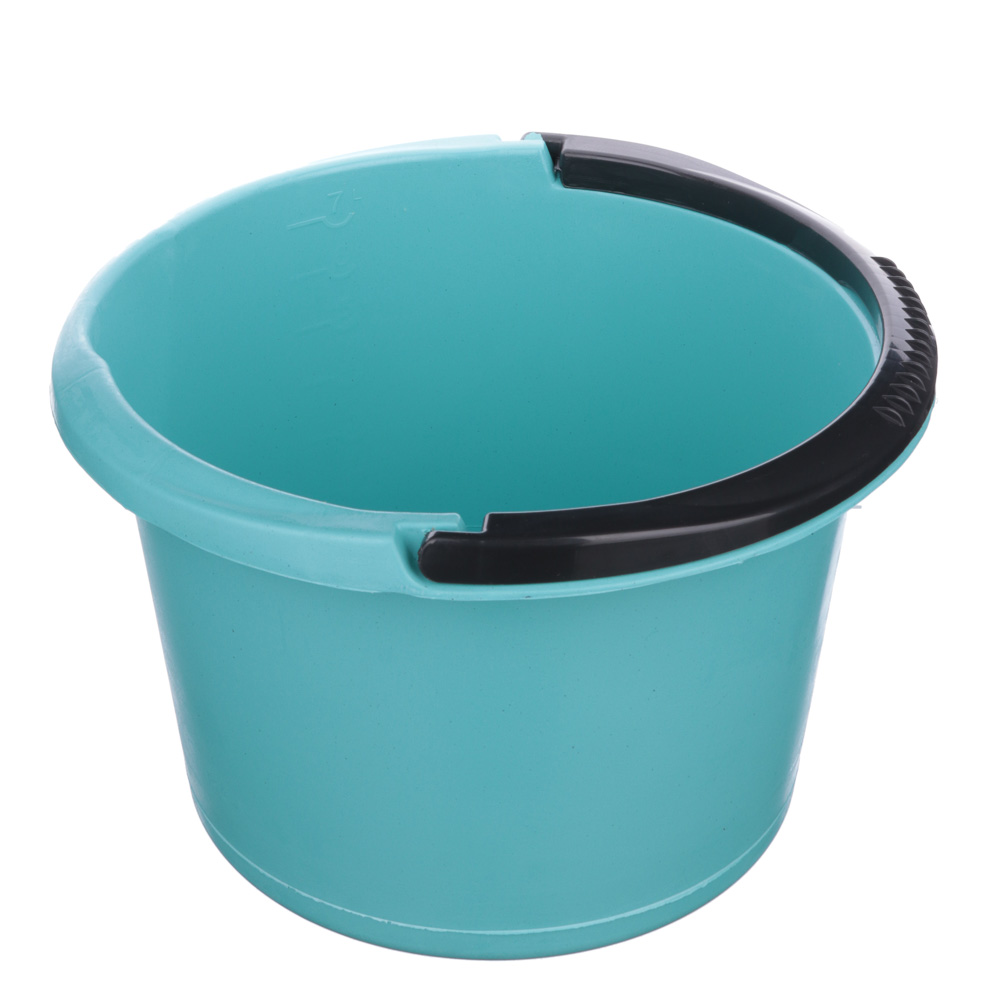 Ведро пластмассовое 7л, 3 цвета, арт.1400, арт.№ 407-037