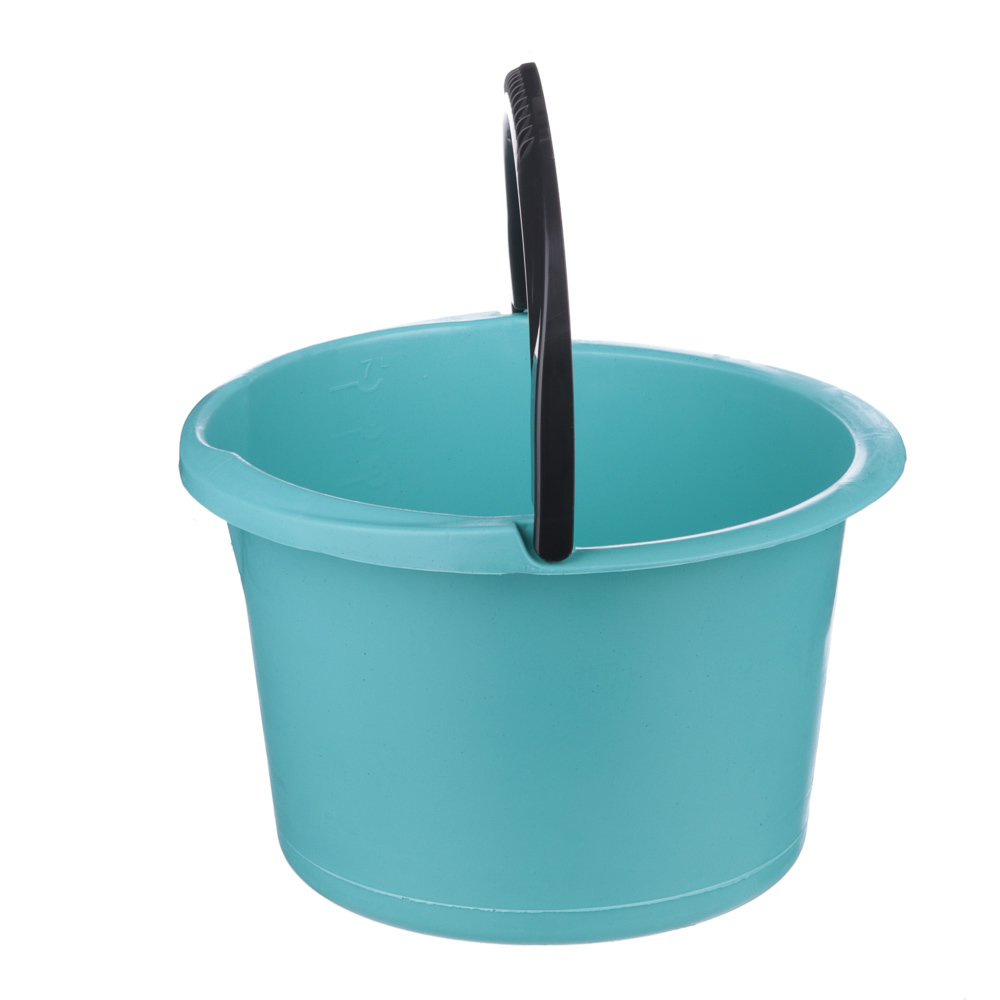 Ведро пластмассовое 7л, 3 цвета, арт.1400, арт.№ 407-037