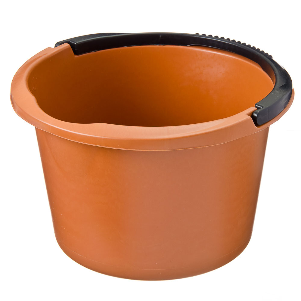 Ведро пластмассовое 7л, 3 цвета, арт.1400, арт.№ 407-037