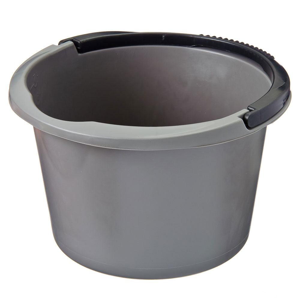 Ведро пластмассовое 7л, 3 цвета, арт.1400, арт.№ 407-037