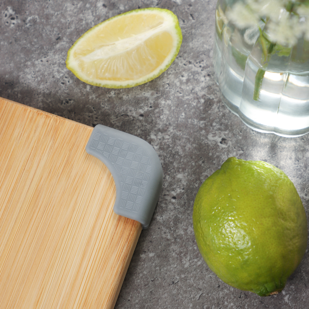 SATOSHI Доска разделочная бамбук, силикон, 35х25х1,5см, арт.№ 851-187