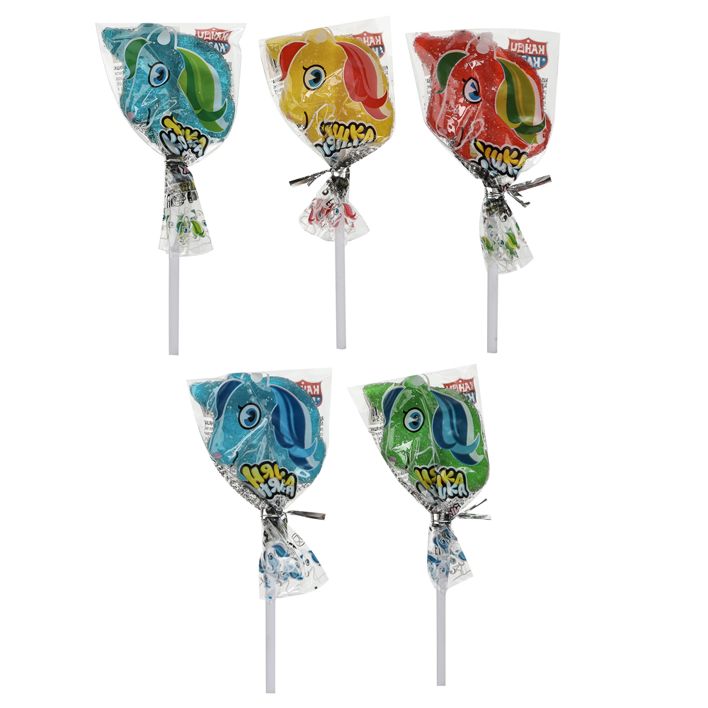 Жевательный мармелад на палочке "Няшка-Коняшка" со вкусом фруктов 13гр, арт.№ 347-514