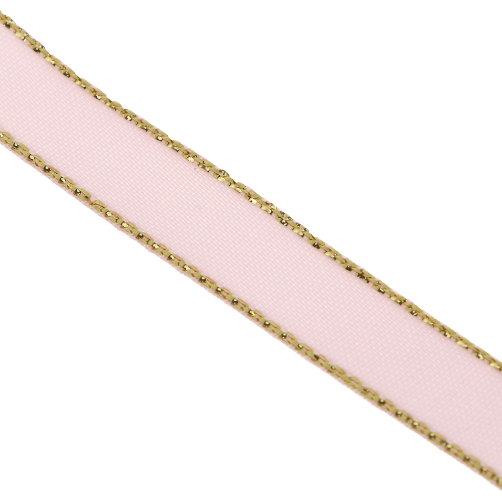 Лента для подарков атласная, 1 см x 2,7 м, полиэстер, 4 цвета, арт.№ 505-164