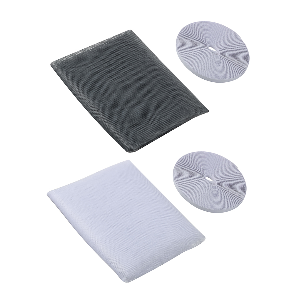 Москитная сетка для окон тм INBLOOM с крепежной лентой, 1.5х2.0м, полиэстер, арт.№ 165-004