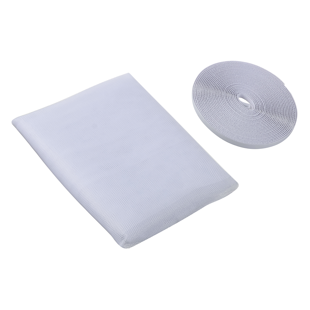 Москитная сетка для окон тм INBLOOM с крепежной лентой, 1.5х2.0м, полиэстер, арт.№ 165-004