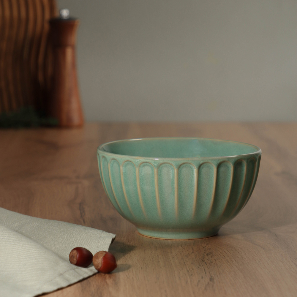 MILLIMI Лотос Салатник, 700мл, 15х7,5см, керамика, арт.№ 824-517