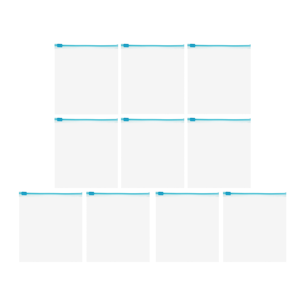 Пакеты с замком-слайдером тм VETTA, 20х30см, 50мкм, 3 литра, полиэтилен, 10шт, арт.№ 438-146