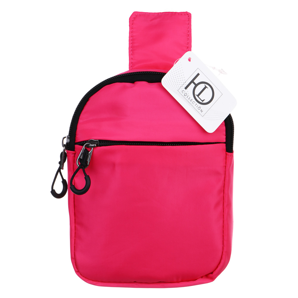 ЮL Сумка на длинном ремне, полиэстер, 17х13х4см, 4 цвета, 21-04, арт.№ 337-101