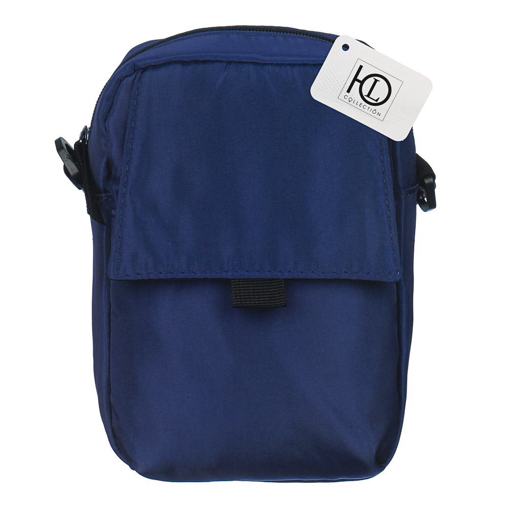 ЮL Сумка на длинном ремне, полиэстер, 17х13х4см, 4 цвета, 21-04, арт.№ 337-101